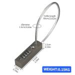 Outdoor Fence Gate Lock Locker - Bike, Cable Chain, Combination Locks