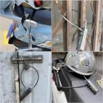Outdoor Fence Gate Lock Locker - Bike, Cable Chain, Combination Locks