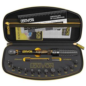 LEXIVON 15-Piece Bike Torque Wrench Kit