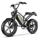 Cybervelo 1500W Motor Electric Bike 20''x4 Fat, with 48V 20Ah Battery,80+ Miles Long Range, 30Mph Fat Tires Ebike, All-Terrain, Ideal for Commuting, Off-Road, Unisex E-Bike for Snow Beach Mountain