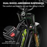 Cybervelo 1500W Motor Electric Bike 20''x4 Fat, with 48V 20Ah Battery,80+ Miles Long Range, 30Mph Fat Tires Ebike, All-Terrain, Ideal for Commuting, Off-Road, Unisex E-Bike for Snow Beach Mountain