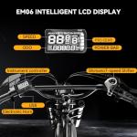 Cybervelo 1500W Motor Electric Bike 20''x4 Fat, with 48V 20Ah Battery,80+ Miles Long Range, 30Mph Fat Tires Ebike, All-Terrain, Ideal for Commuting, Off-Road, Unisex E-Bike for Snow Beach Mountain