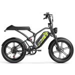 Cybervelo 1500W Motor Electric Bike 20''x4 Fat, with 48V 20Ah Battery,80+ Miles Long Range, 30Mph Fat Tires Ebike, All-Terrain, Ideal for Commuting, Off-Road, Unisex E-Bike for Snow Beach Mountain