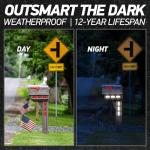 Byllstore Reflective Safety Tape Stickers | 3M Diamond Grade | Yellow-Green | 1.2″ x 3.15″ | 20-Pack | Safety Warning Tape for Helmets, Cars, Mailboxes & More