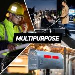 Byllstore Reflective Safety Tape Stickers | 3M Diamond Grade | Yellow-Green | 1.2″ x 3.15″ | 20-Pack | Safety Warning Tape for Helmets, Cars, Mailboxes & More