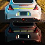 Qoyapow 80pcs Reflective Stickers Set, Multi Shapes Bicycle Reflective Decals, Waterproof Outdoor Safety Warning Reflective Stickers for Night Visibility（2 Colors）