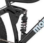 Mongoose Impasse 2.0 Mountain Bike for Adult Men & Women, 8-Speed, Full Suspension, 29-Inch Wheels, 17-Inch Frame, Front & Rear Mechanical Disc Brake, Black/Blue