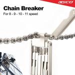 CECO-USA 13 Function Bike Tool with Chain Breaker – Bicycle Multi Tool – Ultra Slim, Compact Pocket Sized, Lightweight – High Strength CR-V 6150 Tool Steel – Easy To Carry