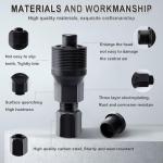 Fuaynlk Crank Puller, Quality Bicycle Crank Removal Tool, Crank Arm Removal Tool for Removing and Repairing Bicycles with Square Taper Cranks and Splined Crank Arms