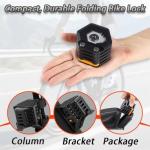 Klyra Bike Lock, 2026 Upgrade Folding Mountain Bicycle Locks, Compact Bikes Chain with Bracket, Heavy Duty Anti Theft, High Security Alloy Steel Chain for Motorcycle E‑Scooter (1Set)