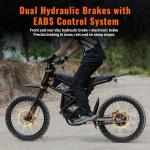 Bootime 3000W Electric Bike for Adults, 60V 18.2AH*2 Removable Battery Up to 50MPH/85Mile GT73proGT73 Electric Dirt Bike for Teens,25 inch Fat Tire Ebike with 3 Speed Dirt Electric Motorcycle Bicycle