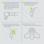 Bike Pump with Gauge by Delta Cycle - Bike Tire Pump with Easy to Read Gauge Fits Schrader and Presta Valves - Compact Air Pump for Bicycles