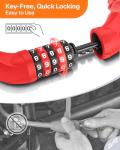 Sportneer 5-Digit Combination Heavy Duty Bike Lock