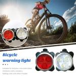 NUZYZ 2pcs USB Rechargeable Bike Light, Waterproof Super Bike Lights for Night Riding 4 Light Mode Options Mountain Bike Headlight LED Lamp Bicycle Accessories