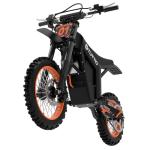 Tuttio Soleil01 Electric-Dirt-Bike with Black Suspension Fork, 14"/12" Fat Tire 2000W Electric-Motorcycle with 48V 21AH Battery 37MPH Hydraulic Brakes Mountain Off-Road EBike for Teens Adults Age 13+