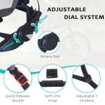 SAEROVIE Bike Helmets for Adults, Mountain Bike Helmets for Men with Visor, Adjustable Fit Bicycle Helmet for Women, Road Recreational Cycling Helmet