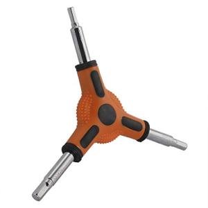 RuiLing 1-Pack Y Shape Bike Hex Wrench Bicycle Cycling Torque Spanner Internal Hex Key Combination Repair Tools 3 Way Allen Wrench 4mm 5mm 6mm