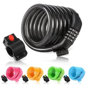 ETRONIC 6ft Resettable Bike Lock Cable