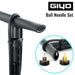 GIYO Bike Floor Pump - 3" Dual Scale Gauge - Road & MTB | One Handed Operation -Clever Valve for Presta & Schrader | Max 160PSI Steel Barrel (GF27)