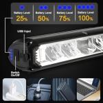 Bike Lights, 2600 Lumen Bicycle Light with 4 Modes, USB Rechargeable Bike Light, Waterproof Bike Headlight with Low Power Indicator, Wide Beam Bike Lights for Night Riding