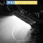 Bike Lights, 2600 Lumen Bicycle Light with 4 Modes, USB Rechargeable Bike Light, Waterproof Bike Headlight with Low Power Indicator, Wide Beam Bike Lights for Night Riding