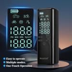 Tire Inflator Portable Air Compressor - Air Pump for Car Tires -160 PSI Portable Inflator 4X Faster Inflation, Smart Tire Inflator for Cars, Motorcycles, Bicycles, Balls with Pressure Gauge ﻿