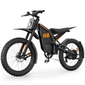 isinwheel Electric Bike for Adult,Peak 3000W Motor 48V 27Ah Battery Up to 38 MPH & 150 Miles Electric Dirt Bike,NFC LCD Display All Terrain Fat Tire Motorcycle Full Suspension Moped E-Bike