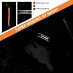 ROCKBROS Bike Pants Strap Cycling Reflective Ankle Bands Adjustable Pant Leg Straps for Biking Cuff Wrist Ankle Bands Backpack Strap for Running,Walking,Jogging 2 PCS