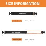 ROCKBROS Bike Pants Strap Cycling Reflective Ankle Bands Adjustable Pant Leg Straps for Biking Cuff Wrist Ankle Bands Backpack Strap for Running,Walking,Jogging 2 PCS