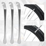 KCMOSGI Bike Spoke Wrenches, Bike Spoke Tool Kit with 9 Bicycle Tire Levers, Spoke Wrench with Rubber Handle, 9-Piece Bike Repair Tool Kit, 4 Different Types of Bicycle Tire Lever Tools