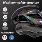 LUMDEER Adult Bike Helmet, Precisely Crafted Adjustable Bicycle Helmet[Safety Certified] with Magnetic Rechargeable Light, 23 Air-Vents