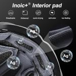 LUMDEER Adult Bike Helmet, Precisely Crafted Adjustable Bicycle Helmet[Safety Certified] with Magnetic Rechargeable Light, 23 Air-Vents