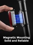 ROCKBROS Magnetic Bike Tail Light, USB-C Rechargeable, IPX6 Waterproof, 7 Modes, Safety Cycling Light for Road & Mountain