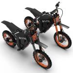 Tuttio Soleil01 & Soleil01-BF Electric-Dirt-Bike Gift Combo, 2000W Motors 48V 21AH Off-Road Electric Motorcycle Set, 14"/12" Fat Tires and Hydraulic Brakes E-Bike Pack for Teens Adults and Family