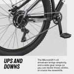 Mongoose Switchback 1 Mountain Bike for Men and Women, 8-Speed Drivetrain with Trigger Shifters, 29-Inch Wheels, 17.5-Inch Frame, Purple