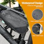 PXZBLG Bike Repair Kit, Bike Bicycle Frame Storage Bag, Waterproof Bike Triangle Bag, 16-in-1 Bike Multitool, Bicycle Tire Repair Kit, 4mm and 5mm Allen Wrenches for Mountain Road Bike, MTB