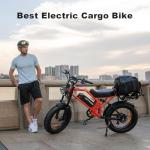 HAPPYRUN Electric Bike for Adults, 2000W/1500W Motor, 48V 25Ah/18Ah Removable Battery, 20" Fat Tire Ebike, 7-Speed Transmission, Up to 32MPH and 68+ Miles Range, All-Terrain E-Bike (G52)