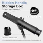 Hycline Bike Pump with Gauge: 160 PSI Bicycle Floor Pump - High Pressure Air Pumps with Schrader & Presta Valve for Road MTB Tires, Balls, Inflatables