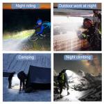 Weihao Bike Lights for Night Riding, Waterproof Bicycle Headlight, Super Bright 10500 Lumen 7 LED Bike Headlight, 9600mAh Bicycle Front Light, Rechargeable Headlamp Flashlight for Camping Outdoor