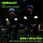 Darlingao 4 Pack High Visibility Reflective Bands for Arm, Wrist, Ankle & Leg – Adjustable Elastic Safety Straps for Night Running, Walking, Cycling – Reflective Gear for Men & Women