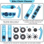 focopot Bike Cleaning Kit Including Bicycle Chain Cleaner Degreaser,Cycling Chain Lube,Cleaner Brush Tool,Scrubber,Suitable for Mountain/MTB,Ebike,Road Bike and Trail Bikes