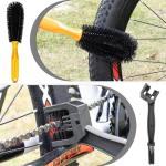 focopot Bike Cleaning Kit Including Bicycle Chain Cleaner Degreaser,Cycling Chain Lube,Cleaner Brush Tool,Scrubber,Suitable for Mountain/MTB,Ebike,Road Bike and Trail Bikes