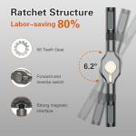 Bomivoi 34 in 1 Magnetic Screwdriver Set, DIY Ratchet Screwdriver Set, Multi Bit Magnetic Drive Sets with Ratcheting Handle, Handy Repair Tool Kit for Electronics, Bike, Furniture, DIY, Computer