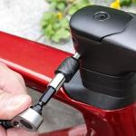 Bike Tool Kit, Bike Repair Kit Mini Ratchet Wrench Set with 10 Bits, 1/4 Ratchet Ratcheting Screwdriver 10 in 1, MTB Road Bike Ratchet Wrench for Tight Spaces With Extension Rod, Storage Case & Bag