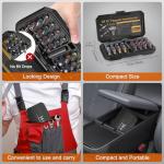 Bomivoi 34 in 1 Magnetic Screwdriver Set, DIY Ratchet Screwdriver Set, Multi Bit Magnetic Drive Sets with Ratcheting Handle, Handy Repair Tool Kit for Electronics, Bike, Furniture, DIY, Computer