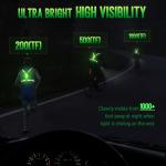 USB Rechargeable LED Reflective Cycling Vest