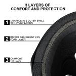 67i Bike Helmet for Adults & Kids 8-14 - Adjustable L (22.83”-23.82”) Lightweight Ventilated Cycling Helmets with 11 Vents (Black)