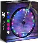 Activ Life Bike Wheel Lights - Night Visibility & Bike Wheel LEDs - Christmas Night Riding Bicycle Lights - Festive Stocking Stuffers - Bicycle Accessories - Multicolor, Pack of 2