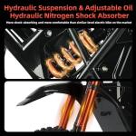 Xtionland 2000W Electric Dirt Bike for Teens & Adults - 37MPH Off-Road EBike, 48V 23AH Removable Battery E Bikes, 14"/12" Fat Tires Bicycle, Hydraulic Brakes Mountain Trail Motorcycle for Ages 13+