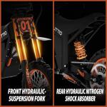 Tuttio Soleil01 & Soleil01-BF Electric-Dirt-Bike Gift Combo, 2000W Motors 48V 21AH Off-Road Electric Motorcycle Set, 14"/12" Fat Tires and Hydraulic Brakes E-Bike Pack for Teens Adults and Family